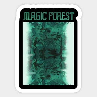 Magic forest Sticker